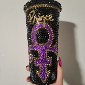 Prince inspired customized bling 20oz  cup